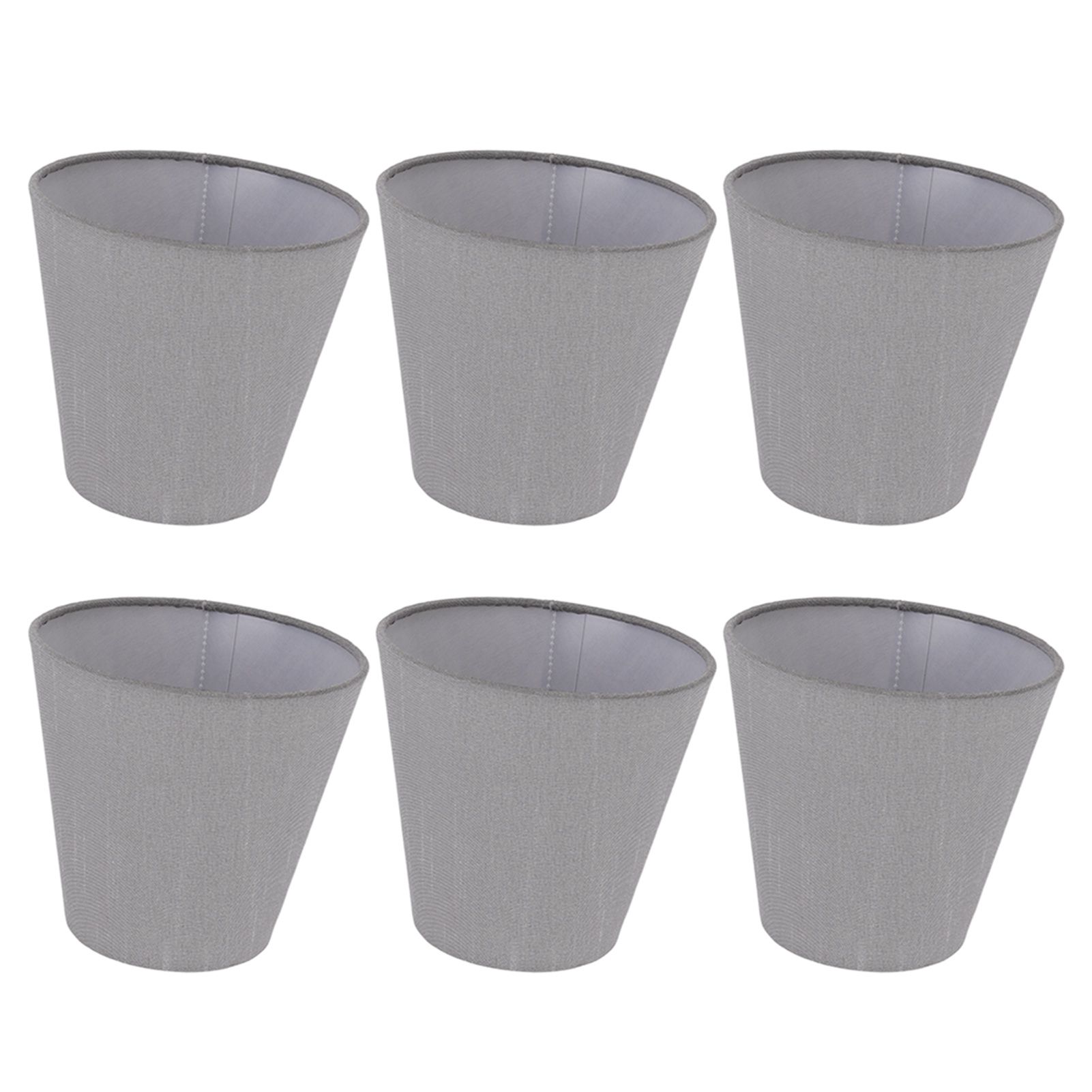 6 Pcs Cloth Lamp Shade Good Light Transmission E14 Candle Bulb Lamp Cover view 7