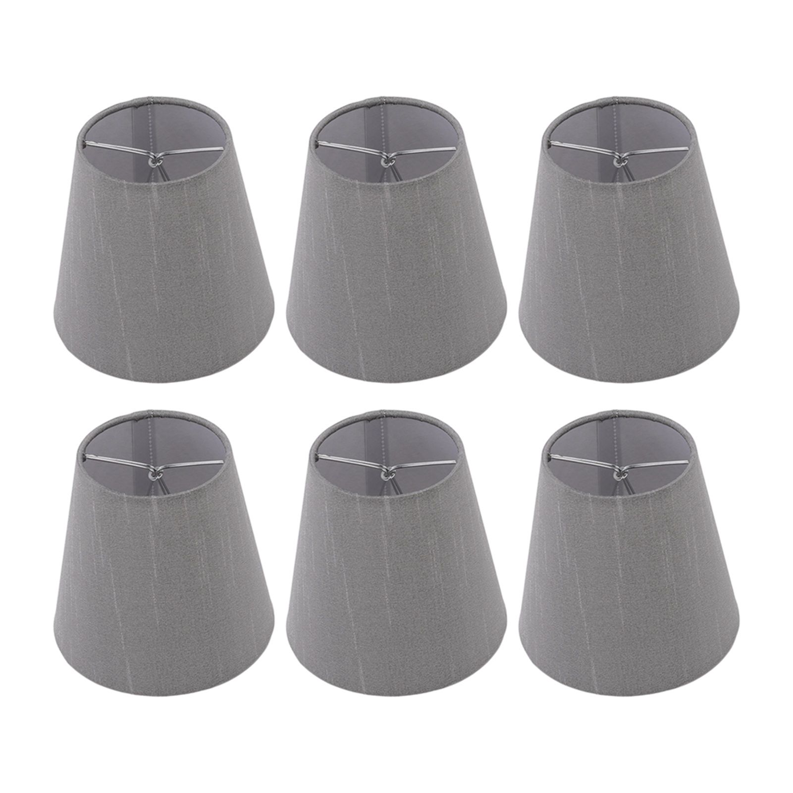 6 Pcs Cloth Lamp Shade Good Light Transmission E14 Candle Bulb Lamp Cover view 8
