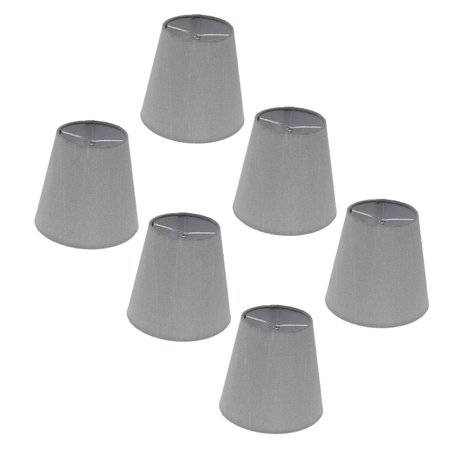 6 Pcs Cloth Lamp Shade Good Light Transmission E14 Candle Bulb Lamp Cover view 10