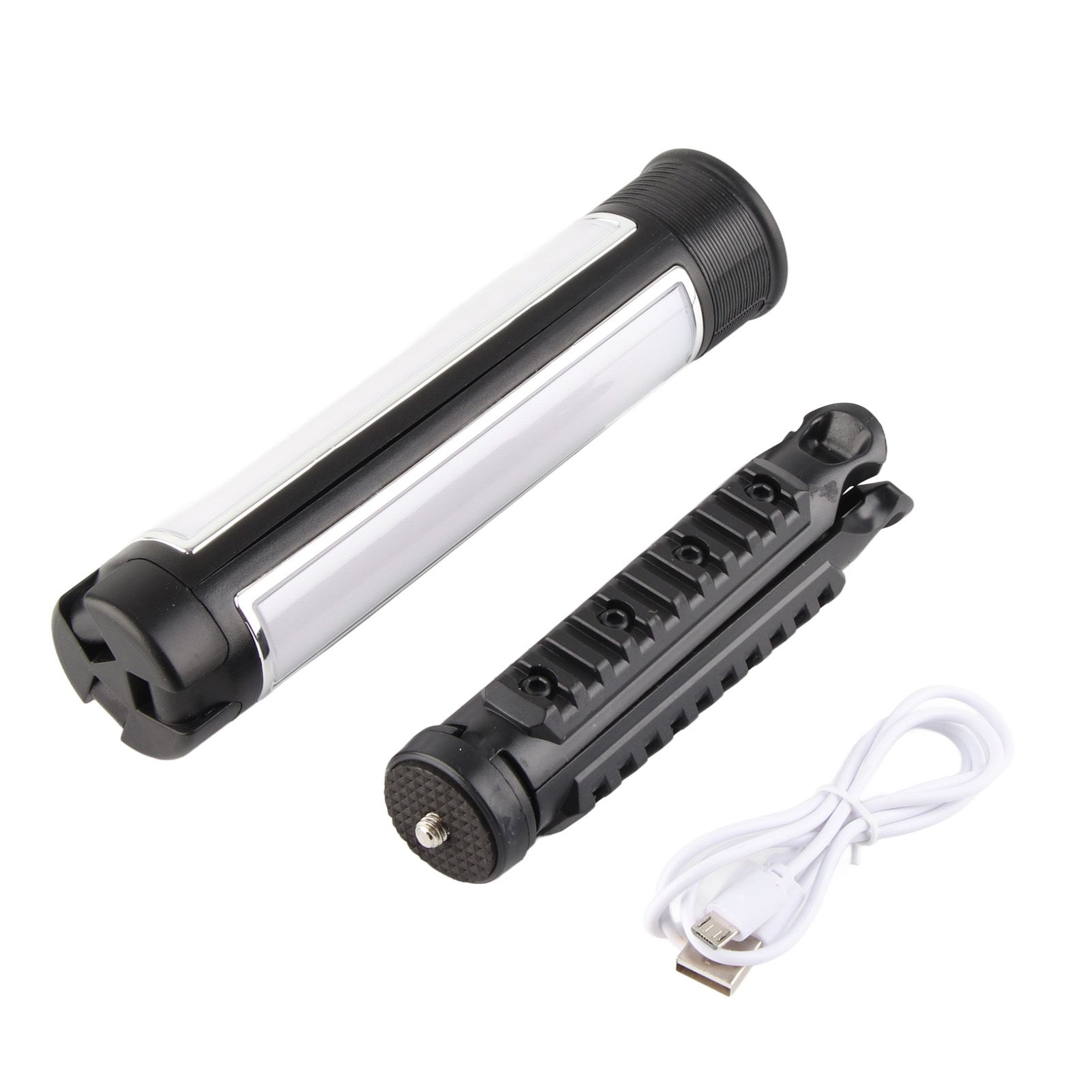 Work Light Three Sides Foldable LED with Tripod USB Charging Camping Lamp for