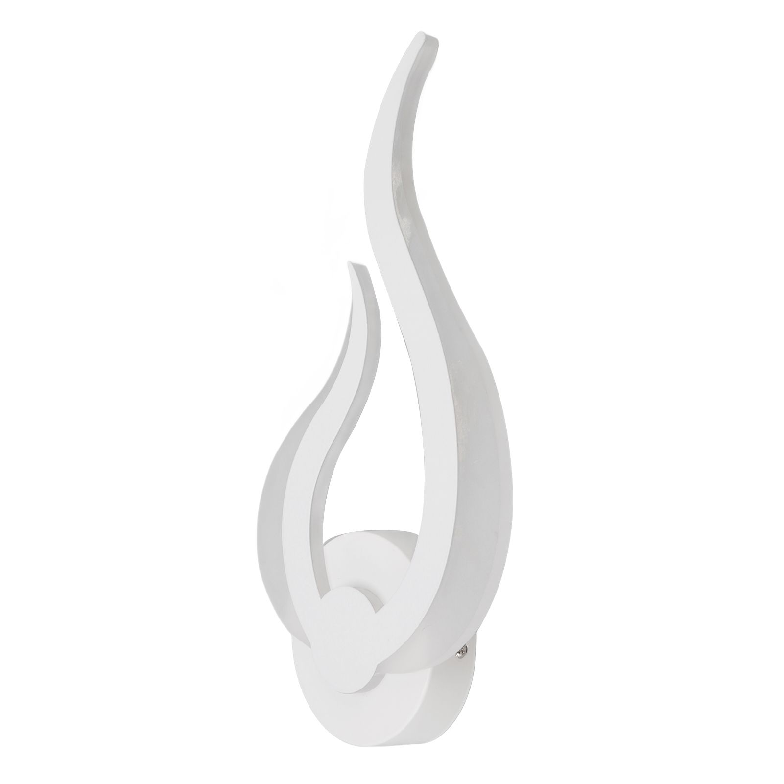 LED Wall Light Flame Shaped Simple Design Acrylic Aluminum Alloy Wall Sconce view 6