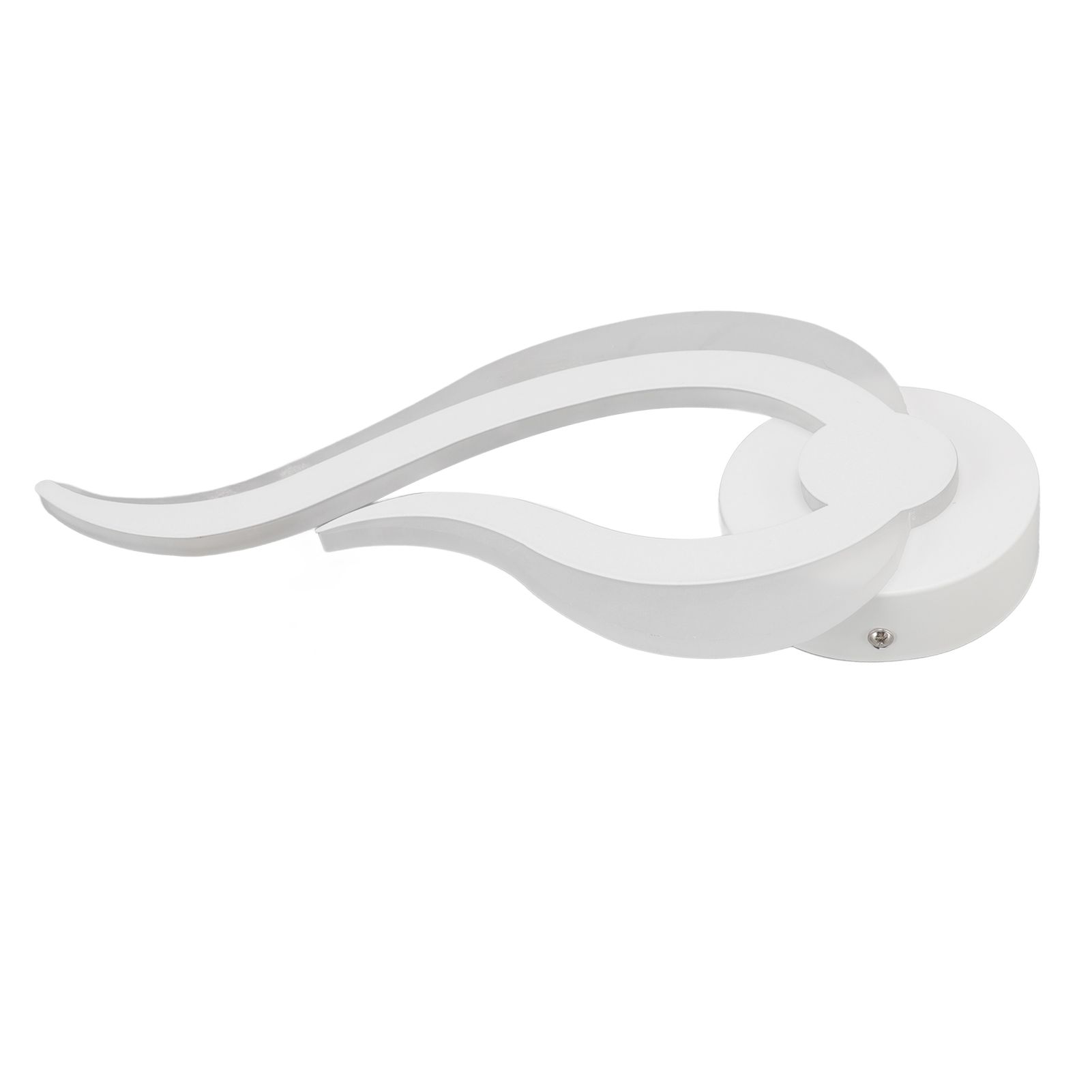 LED Wall Light Flame Shaped Simple Design Acrylic Aluminum Alloy Wall Sconce view 7