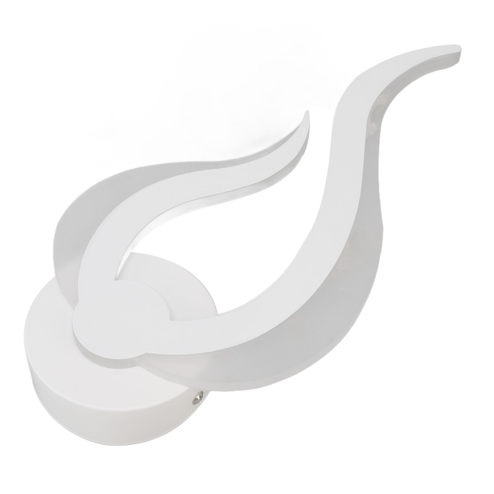 LED Wall Light Flame Shaped Simple Design Acrylic Aluminum Alloy Wall Sconce view 10