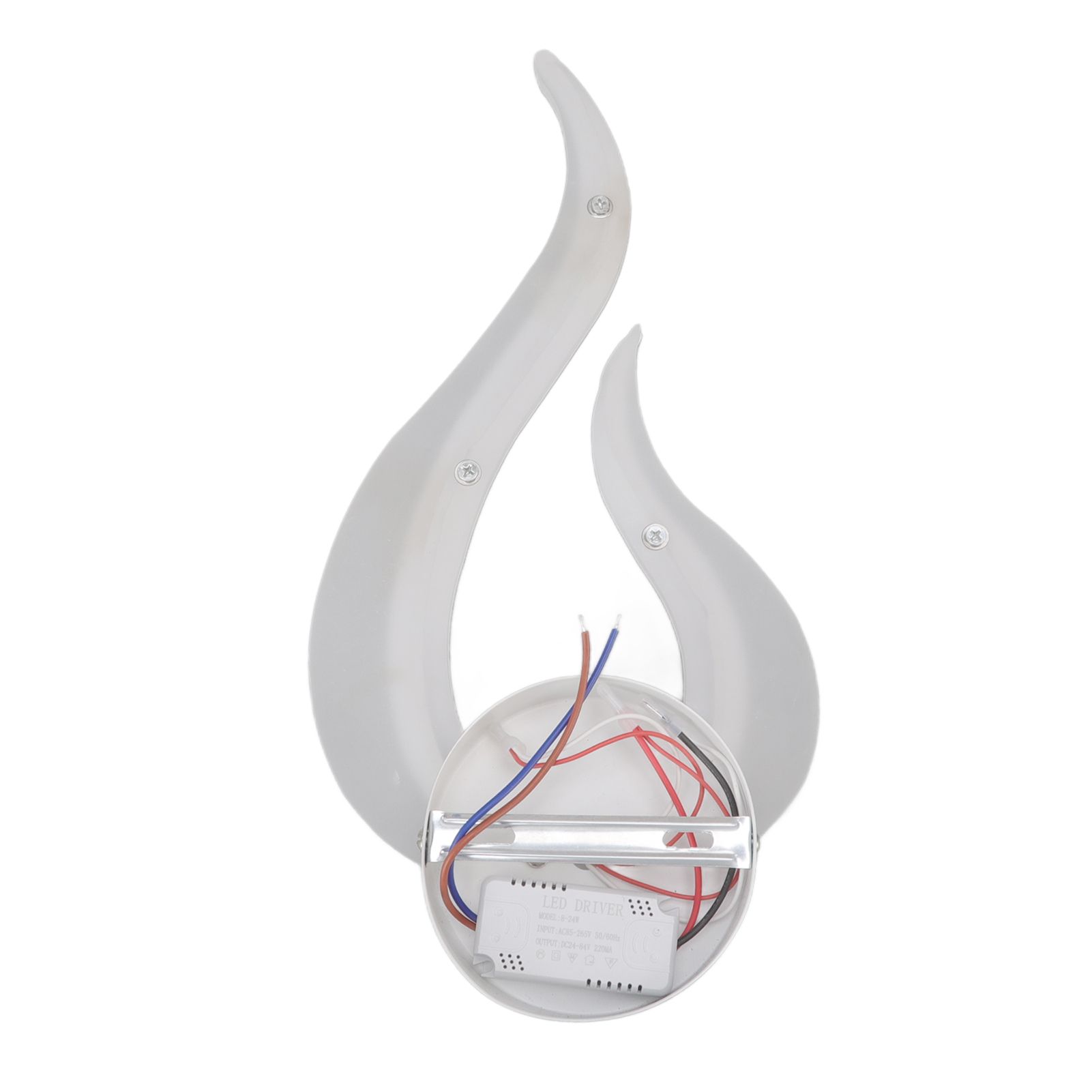 LED Wall Light Flame Shaped Simple Design Acrylic Aluminum Alloy Wall Sconce view 15