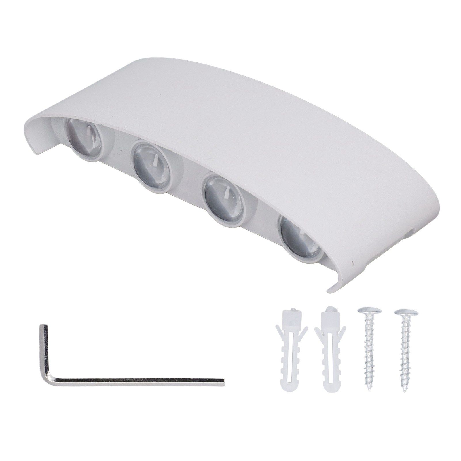 LED Wall Lamp Decorative White Housing White Lighting Indoor Wall Light for — image 1