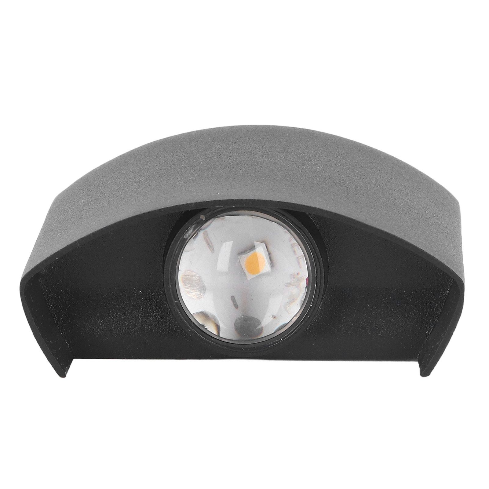LED Wall Light Waterproof Decorative Aluminum Alloy Black Wall Sconce Lamp for view 2