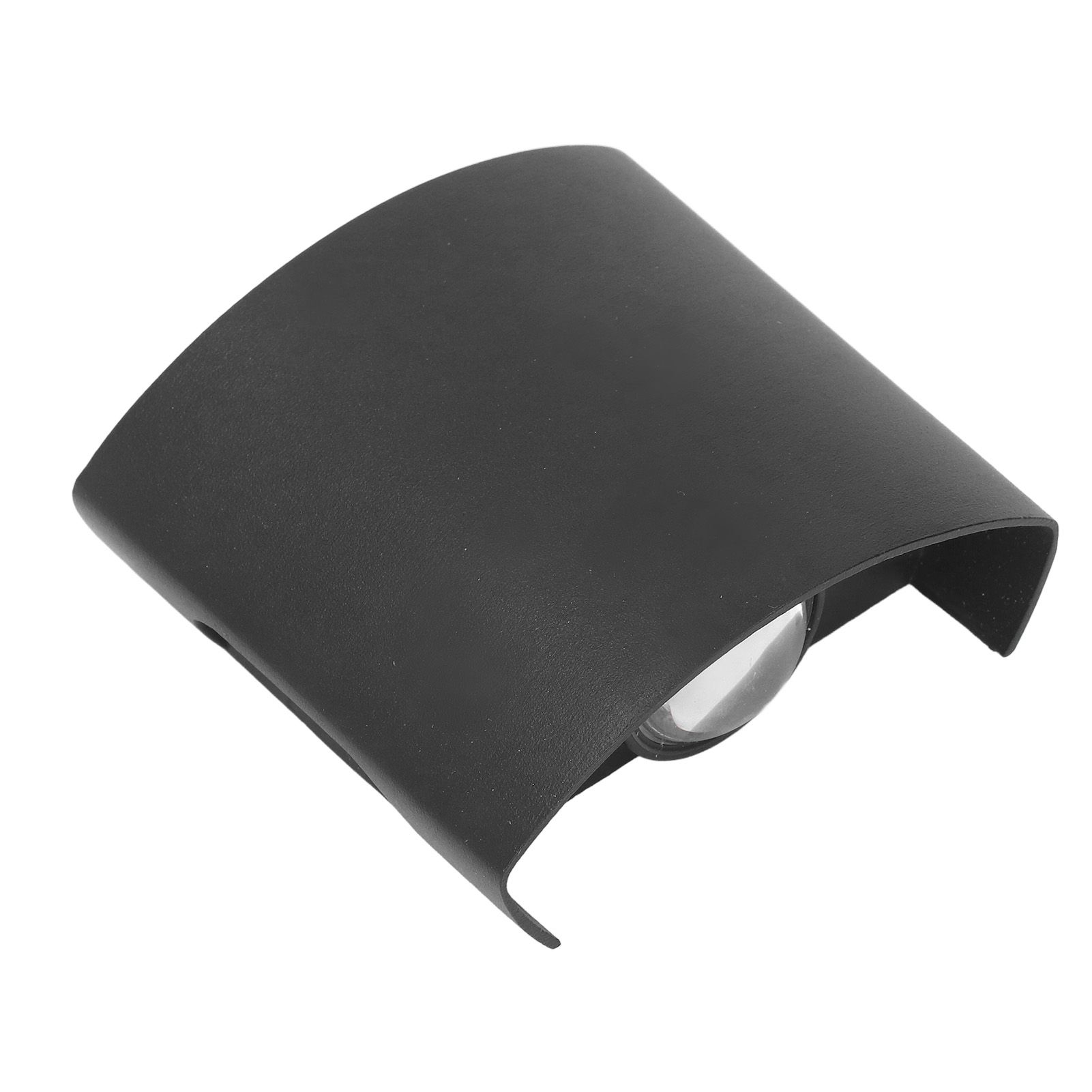 LED Wall Light Waterproof Decorative Aluminum Alloy Black Wall Sconce Lamp for view 5