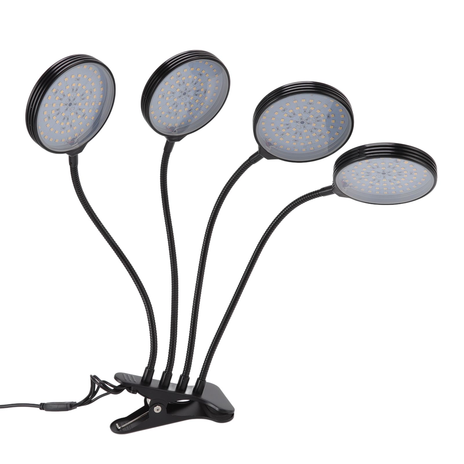 60W 4 Head LED Plant Growing Lights USB Power Supply Clip On Grow Lamp with 5 view 2