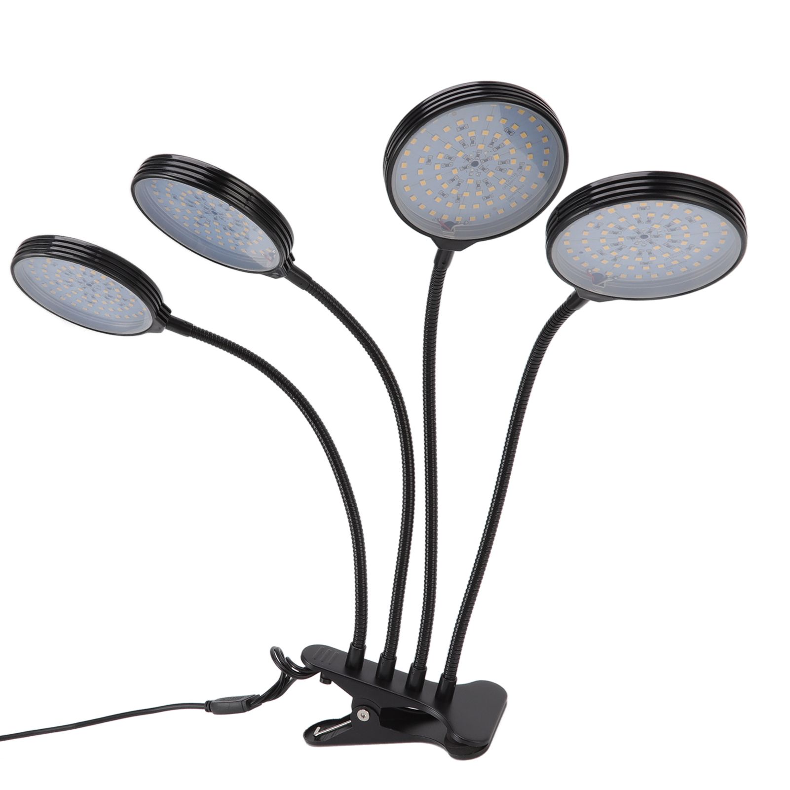 60W 4 Head LED Plant Growing Lights USB Power Supply Clip On Grow Lamp with 5 view 8