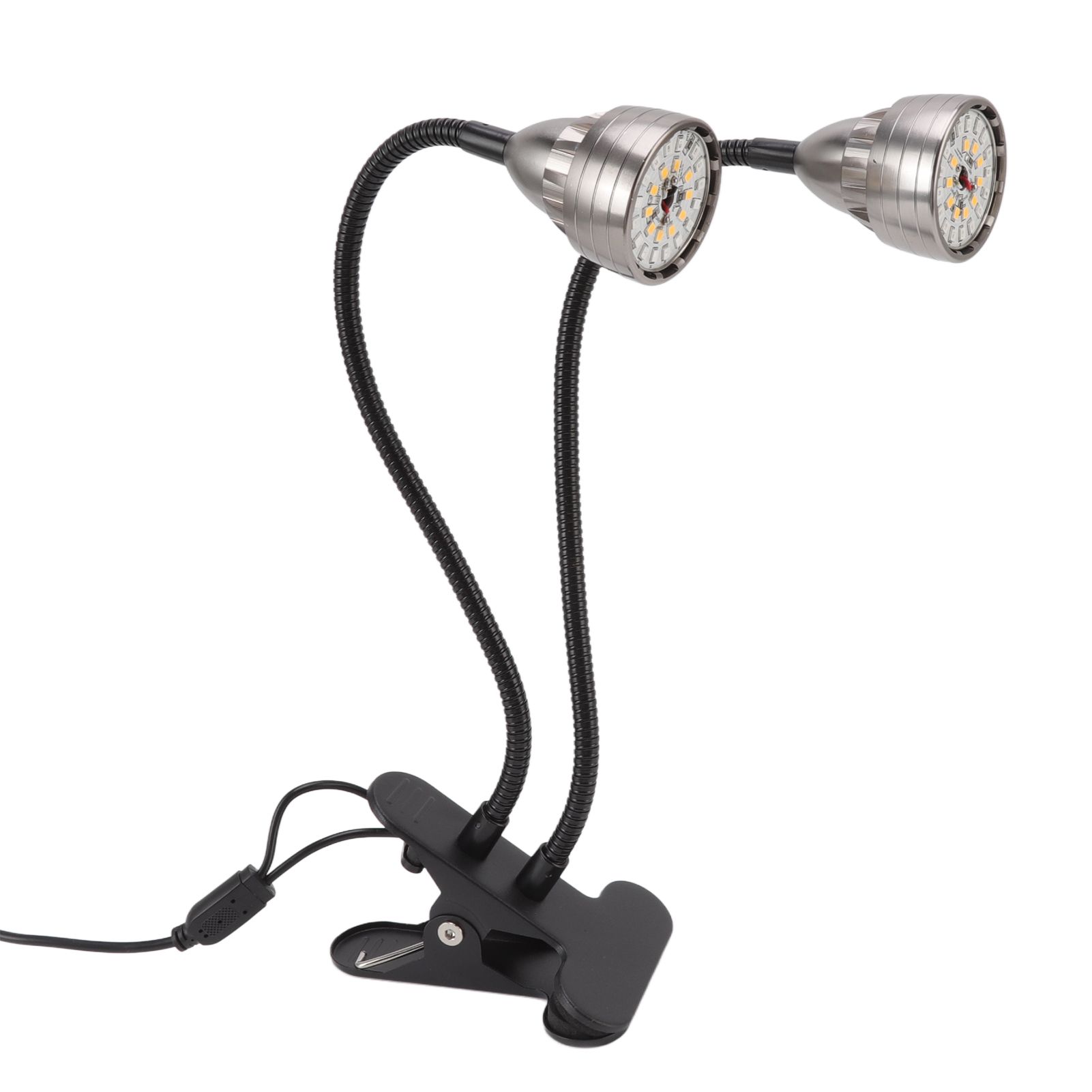 LED Plant Grow Lights Double Head Succulents Grow Fill Light USB Powered view 7