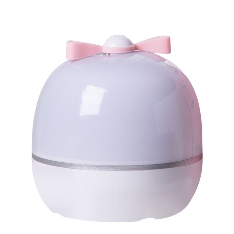 Star Projector Light Rechargeable Rotatable Cute Bow Bedroom Night Light for