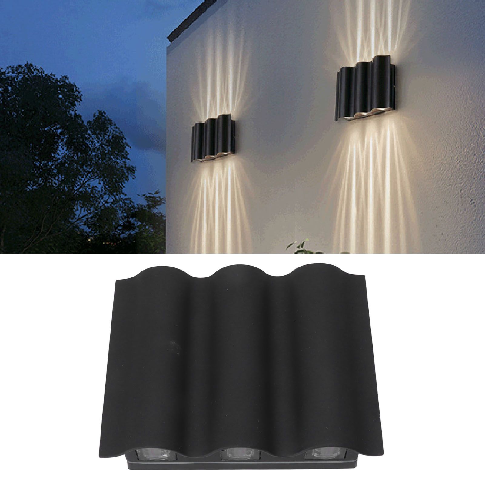 Outdoor Waterproof LED Wall Light Super Bright Nordic Up Down Outdoor Wall view 11