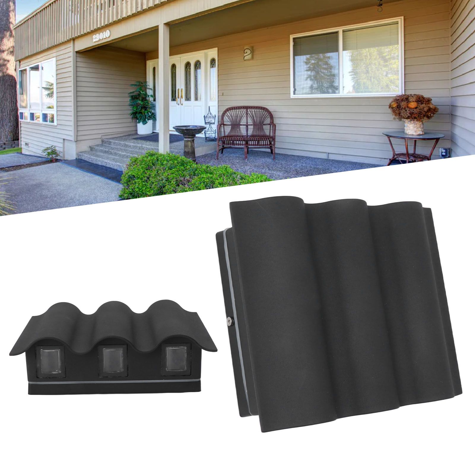 Outdoor Waterproof LED Wall Light Super Bright Nordic Up Down Outdoor Wall view 12