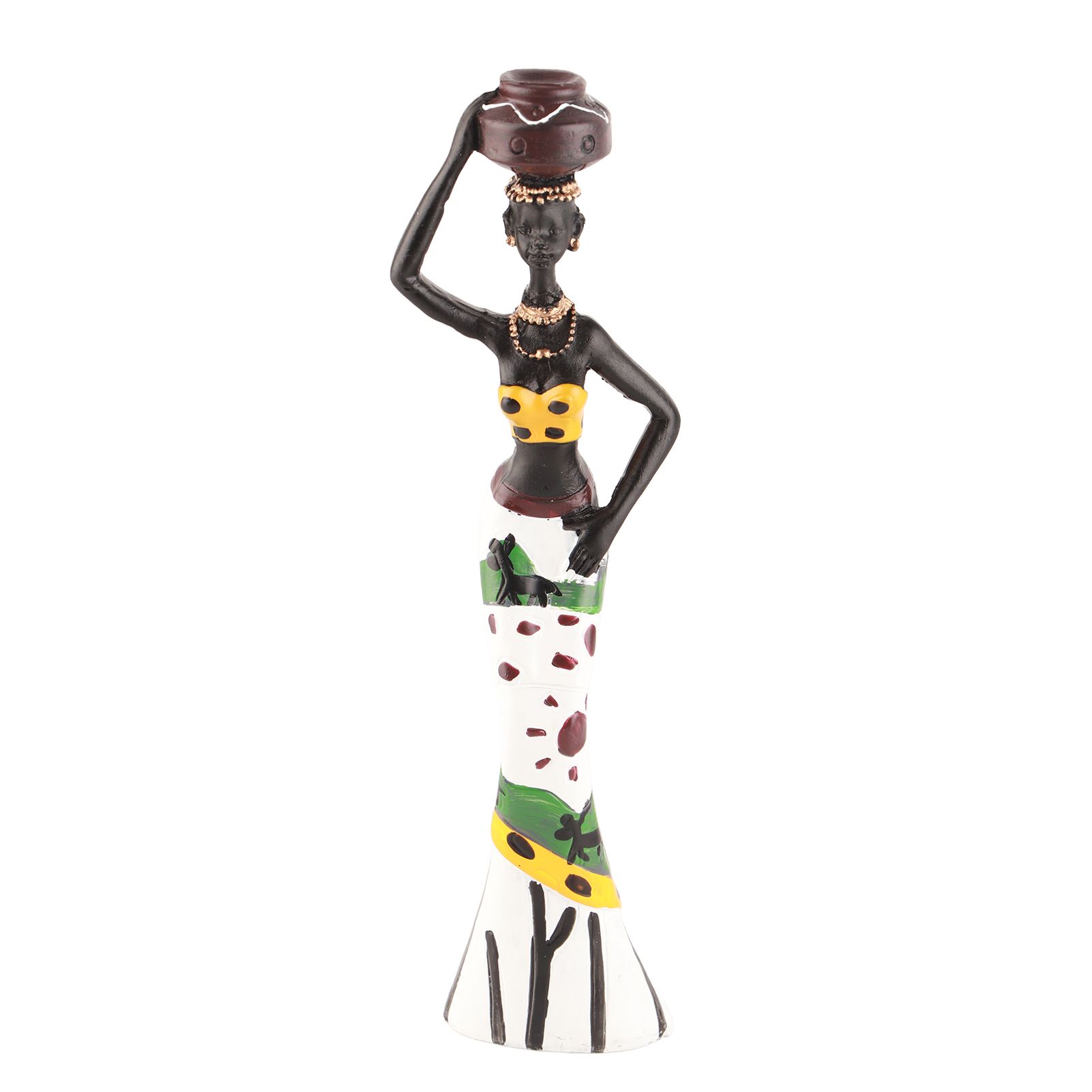 African Sculpture Women Figure Resin Statue Home Figurines Dolls Ornaments for view 7