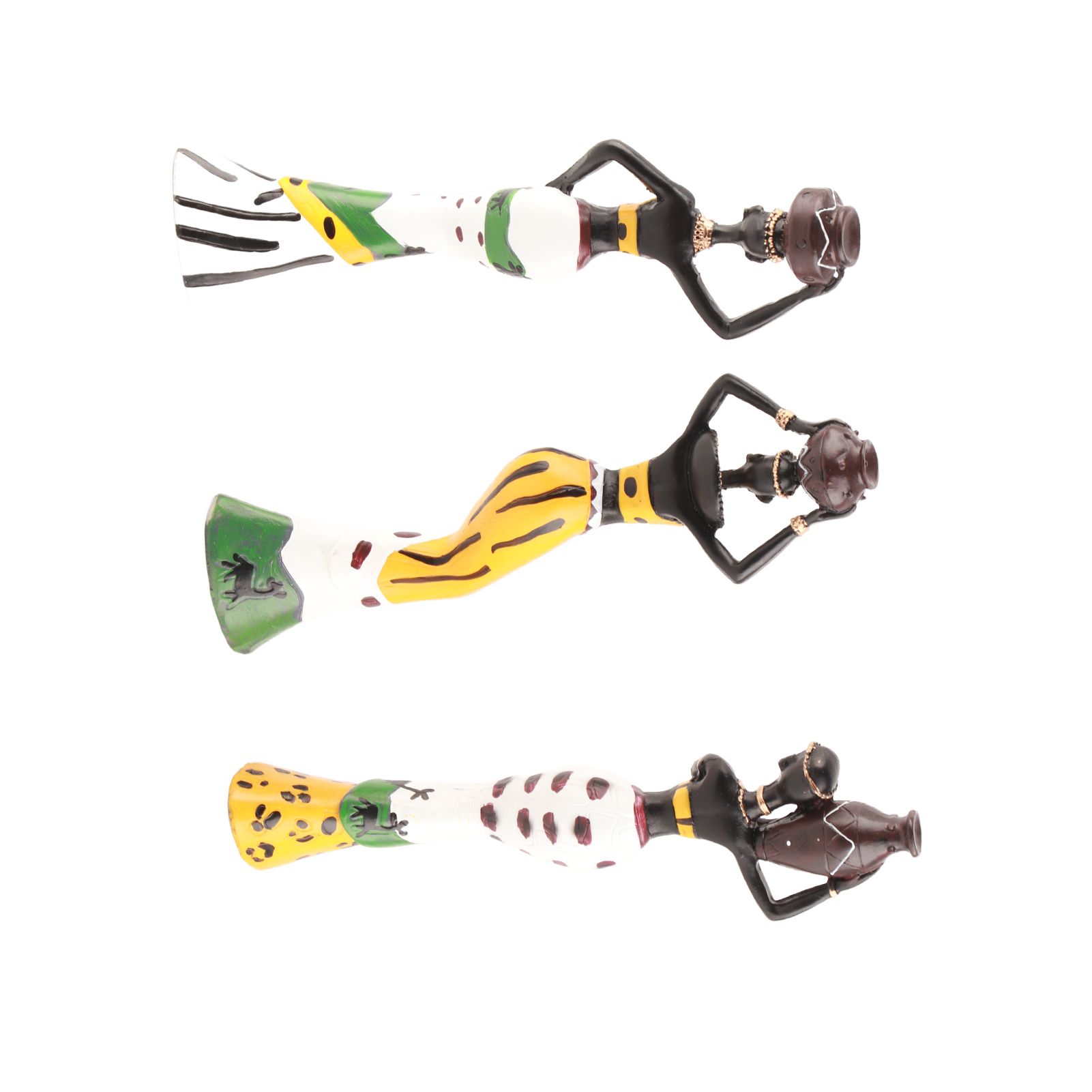 African Sculpture Women Figure Resin Statue Home Figurines Dolls Ornaments for view 11