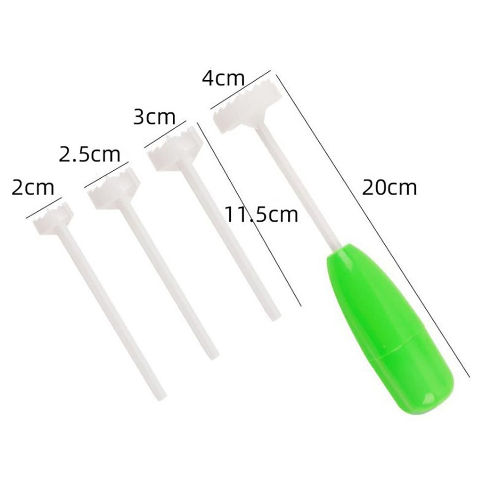 4PCS/Set Veggie Corkscrew Replaceable Vegetable Spiral Cutter Digging Tool view 3