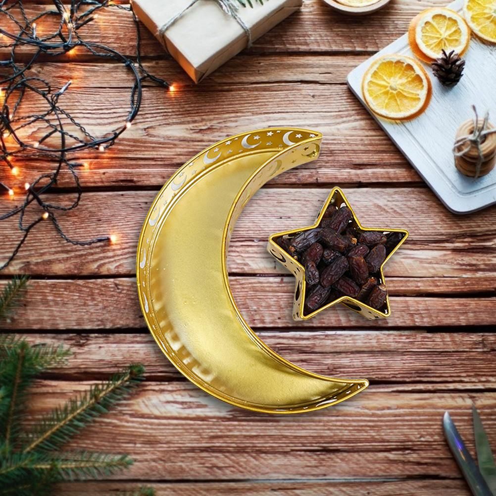 Ramadan Serving Tray with Crescent Moon and Star Food Tray Muslim Islam view 6