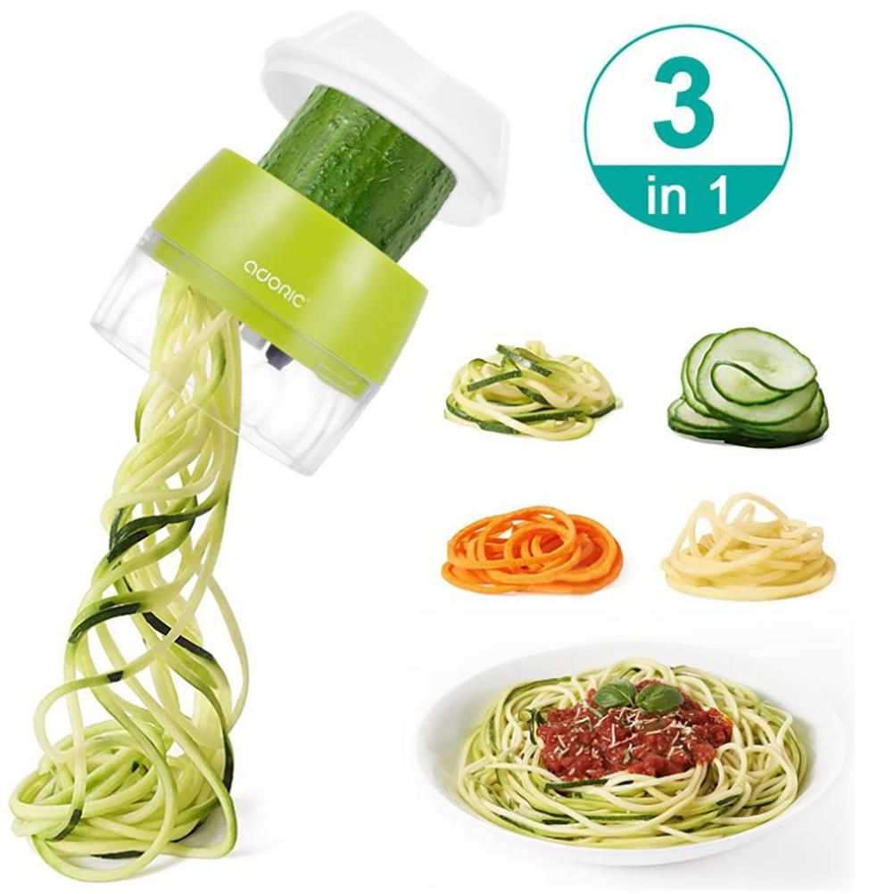 Handheld Spiralizer Vegetable Grater Heavy Duty Veggie Spiral Grater for Salad view 12