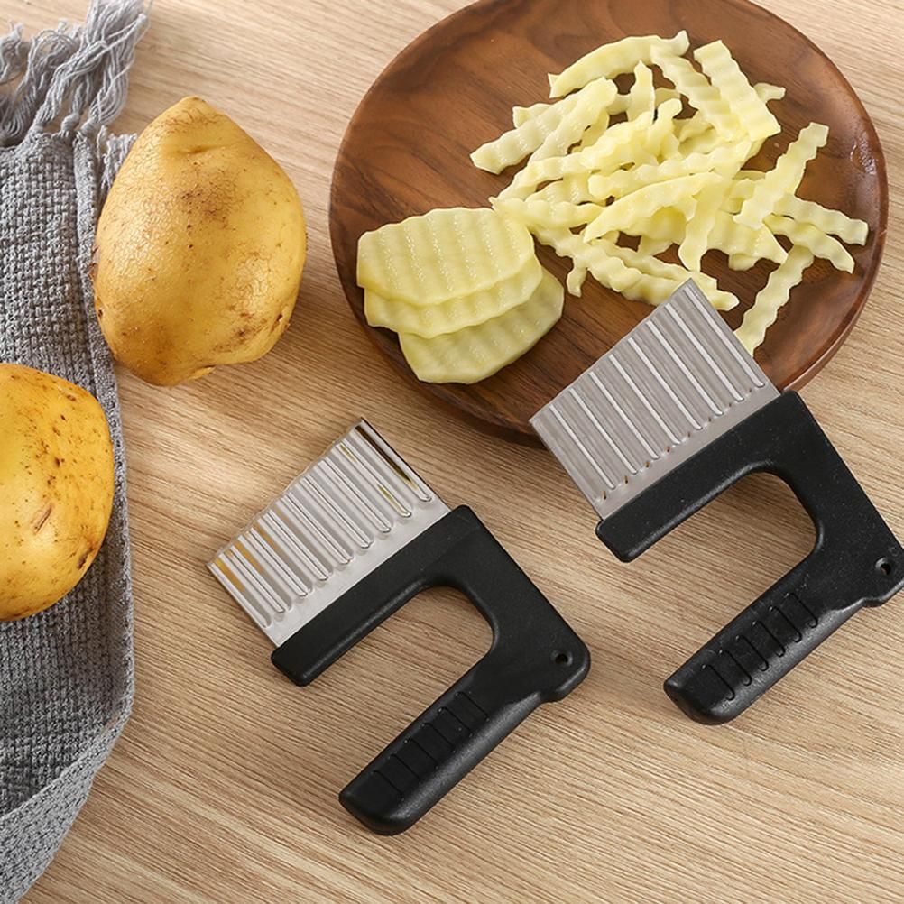Chips Wave Cutter Stainless Steel Potato Cutter Fruit Vegetable Salad Cutter view 6