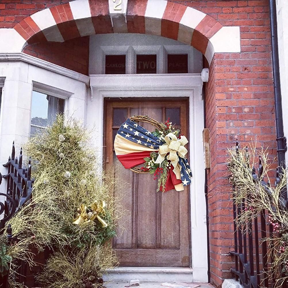 Front Door 16 in Wreaths for Independence Day Memorial Patriotic and 4th of view 6