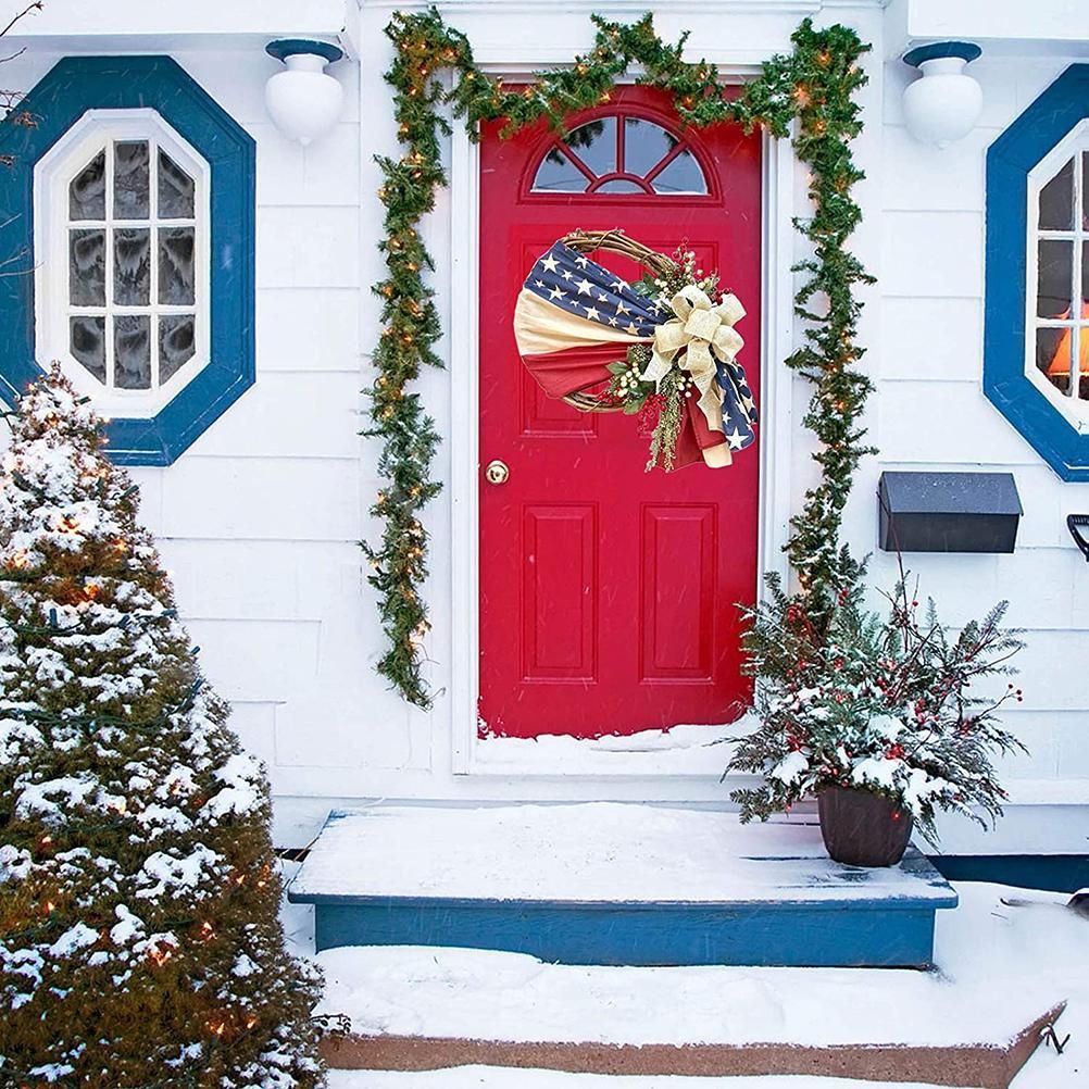 Front Door 16 in Wreaths for Independence Day Memorial Patriotic and 4th of view 7