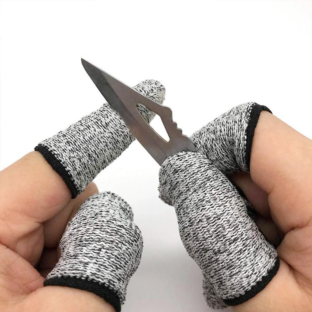 20 Pcs Finger Cots 5 Levels Of Cut Resistant Protective Sleeve Reusable Anti view 6