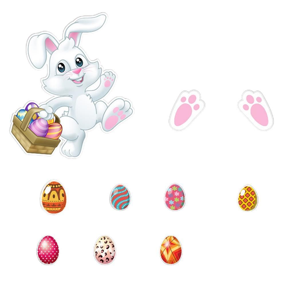 15 Pieces Easter Bunny Refrigerator Magnets Fridge Magnet Sticker Bunny Easter view 2