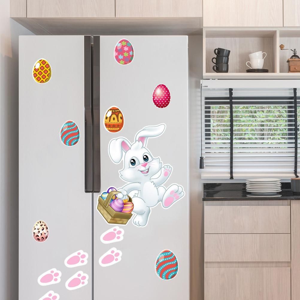15 Pieces Easter Bunny Refrigerator Magnets Fridge Magnet Sticker Bunny Easter view 7