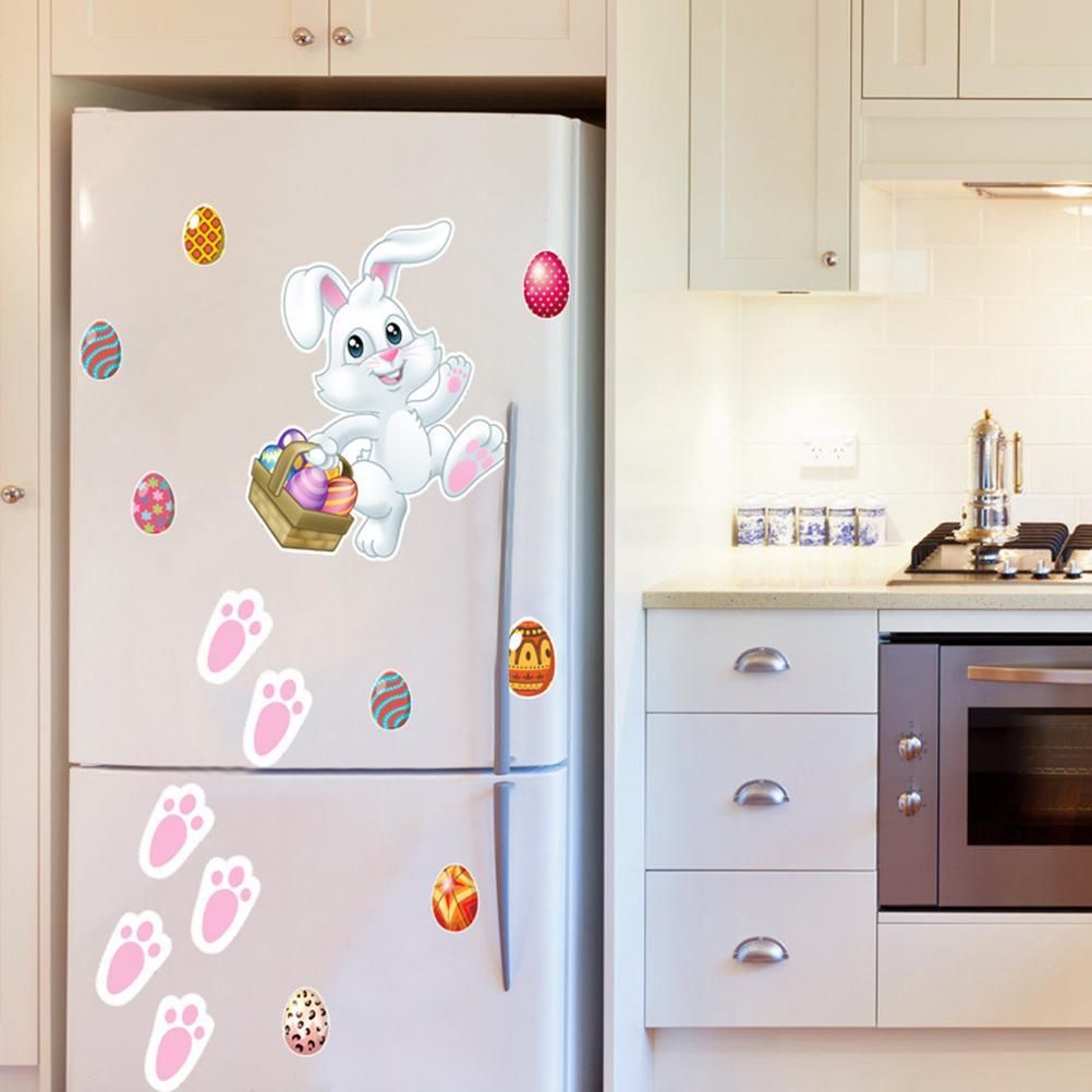 15 Pieces Easter Bunny Refrigerator Magnets Fridge Magnet Sticker Bunny Easter view 8