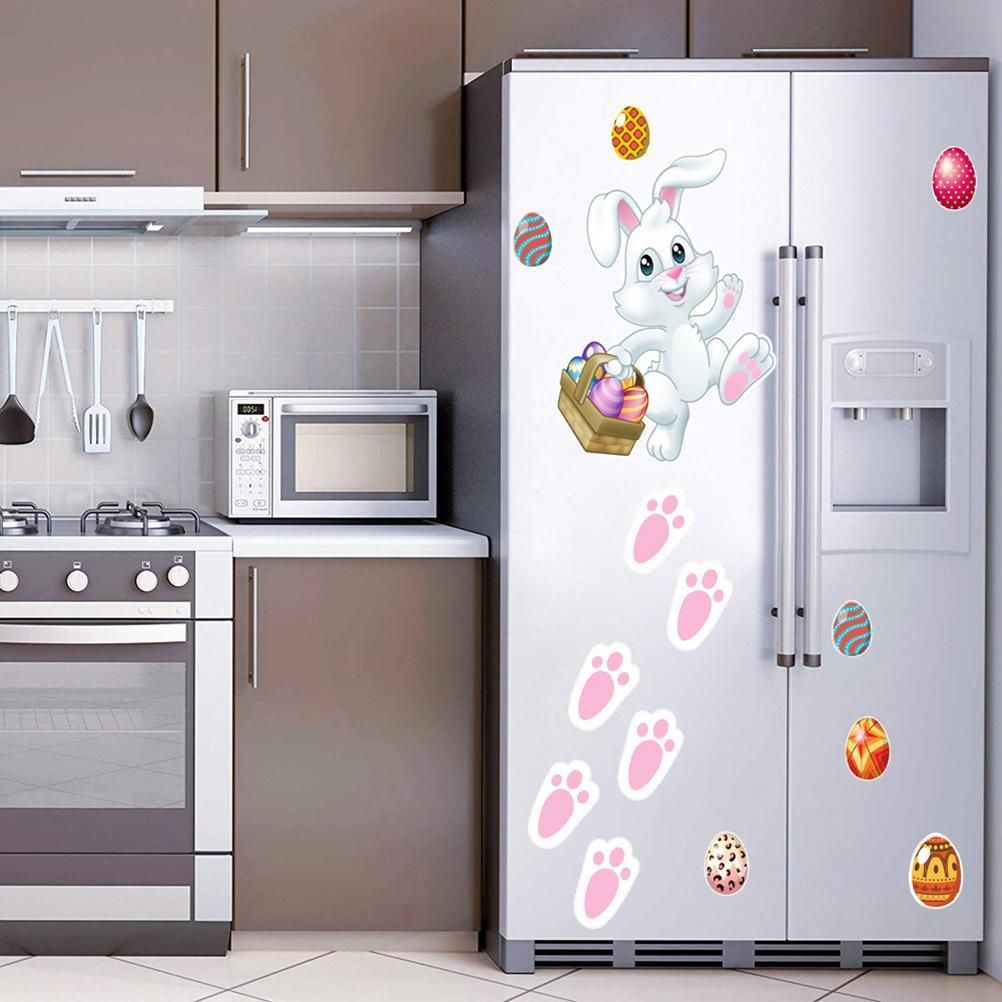 15 Pieces Easter Bunny Refrigerator Magnets Fridge Magnet Sticker Bunny Easter view 9