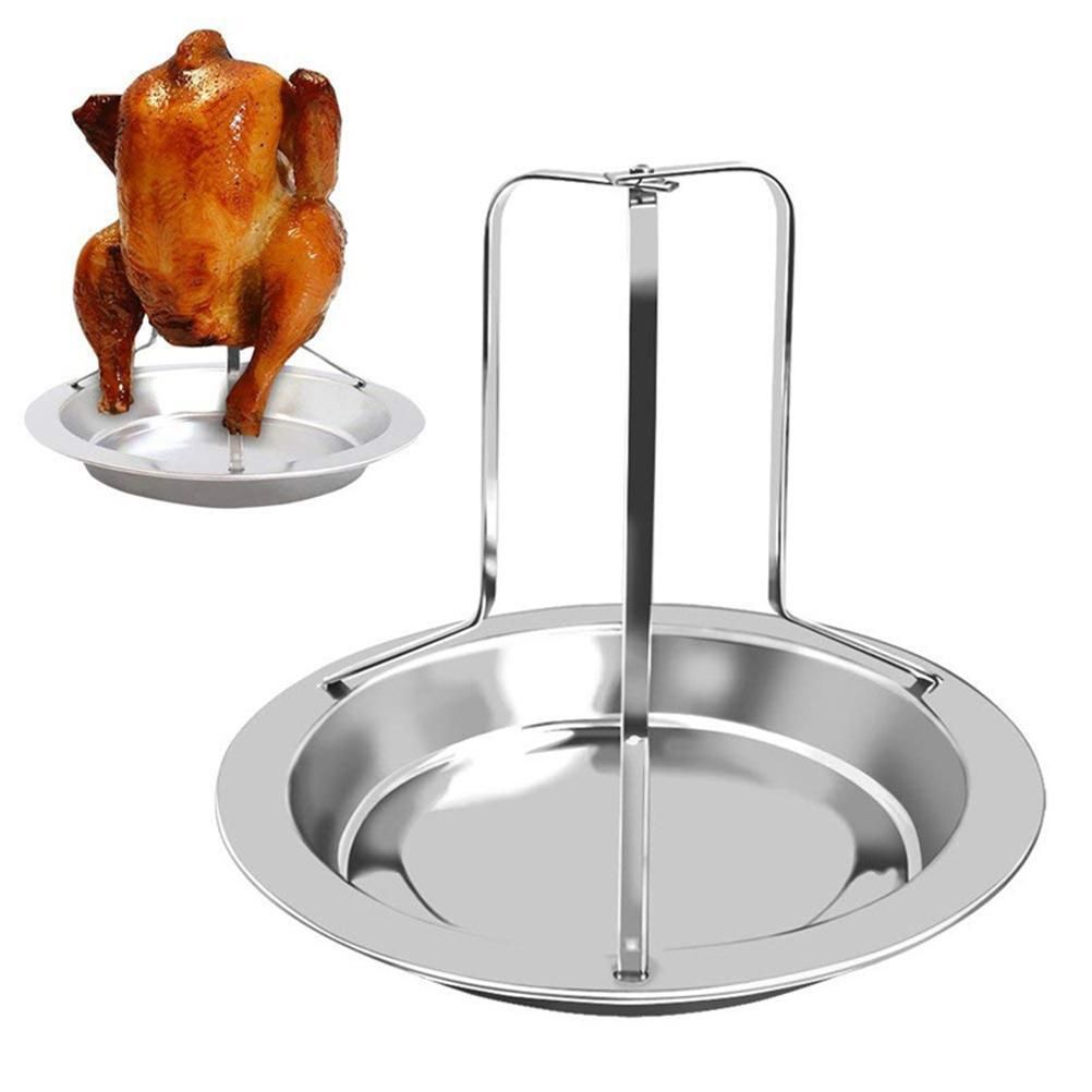 Stainless Steel Vertical Skewer Brazilian Barbecue Grilling Rack Chicken