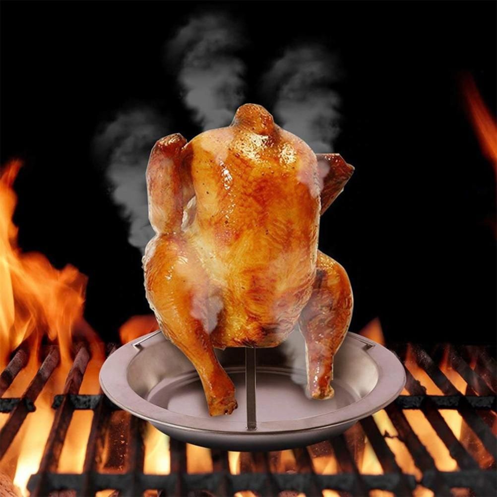 Stainless Steel Vertical Skewer Brazilian Barbecue Grilling Rack Chicken view 7