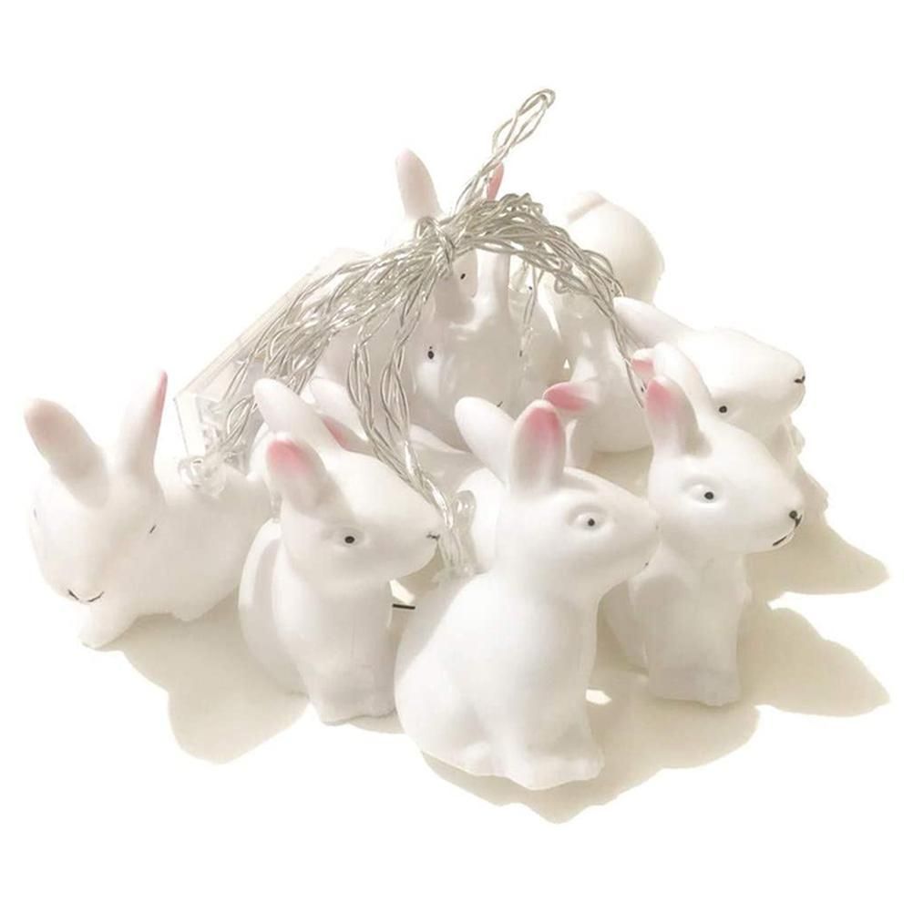 1.5m Easter Rabbit String Light 10 LED Lamp Easter Bunny Decorative Light view 2