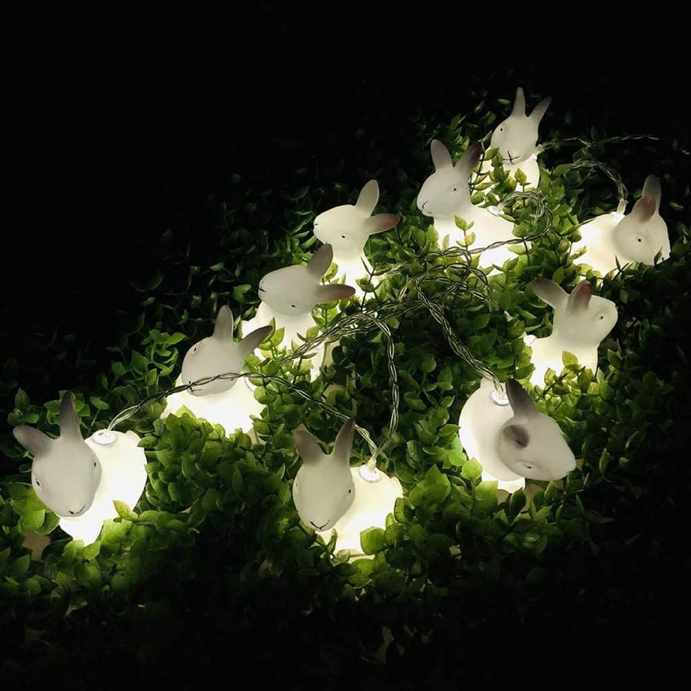 1.5m Easter Rabbit String Light 10 LED Lamp Easter Bunny Decorative Light view 3