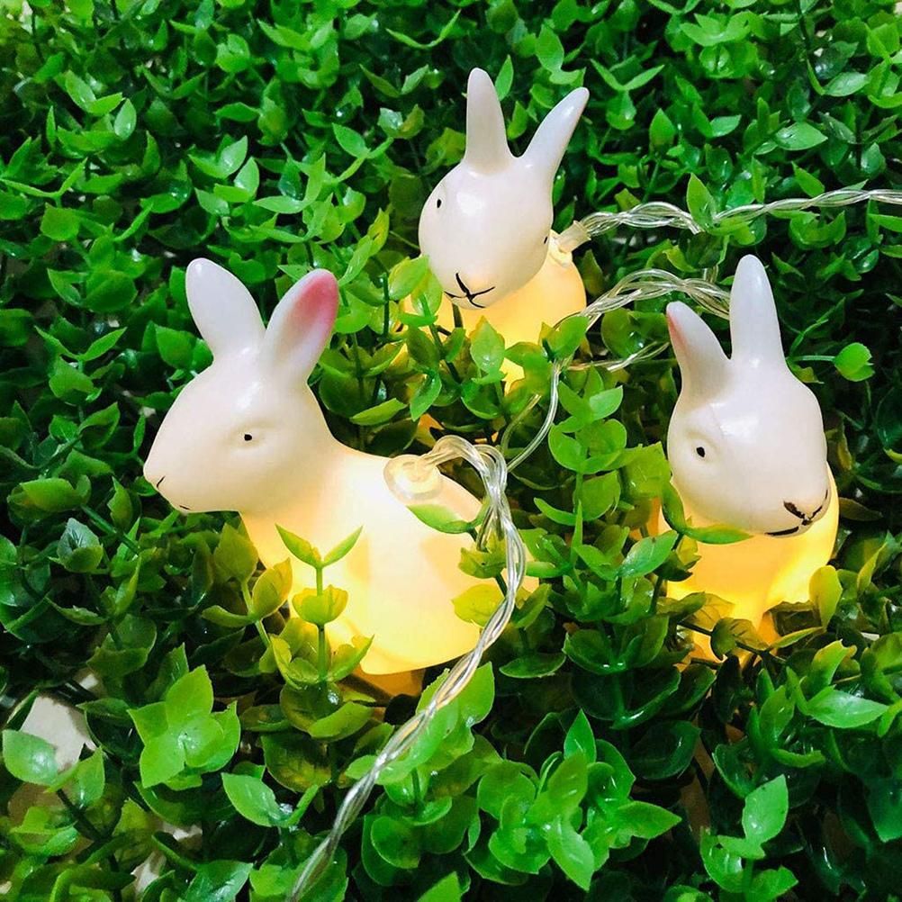 1.5m Easter Rabbit String Light 10 LED Lamp Easter Bunny Decorative Light view 4