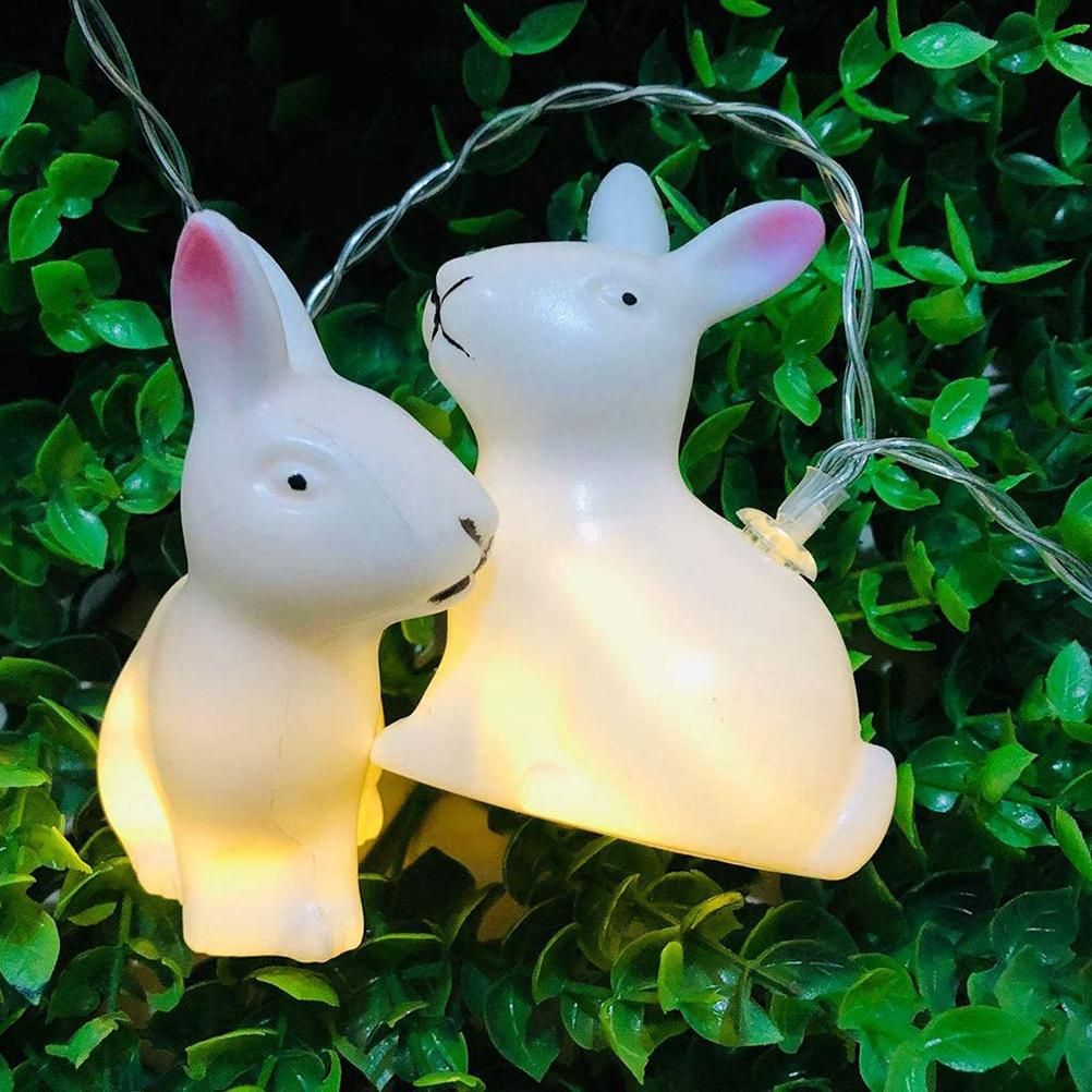 1.5m Easter Rabbit String Light 10 LED Lamp Easter Bunny Decorative Light view 5