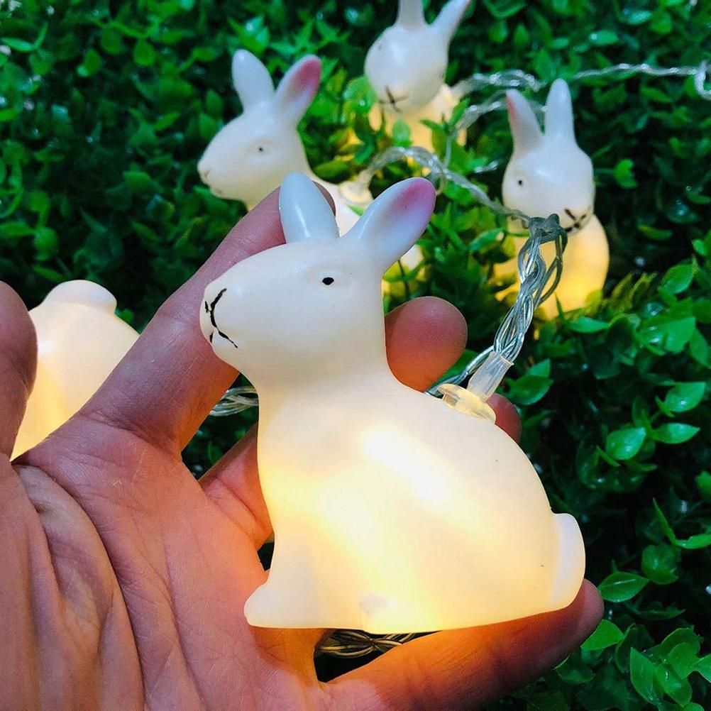 1.5m Easter Rabbit String Light 10 LED Lamp Easter Bunny Decorative Light view 7