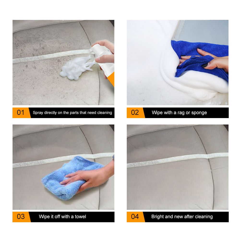 100ML Multipurpose Foam Cleaner Surface Cleaner for Metal Marble Glass view 3