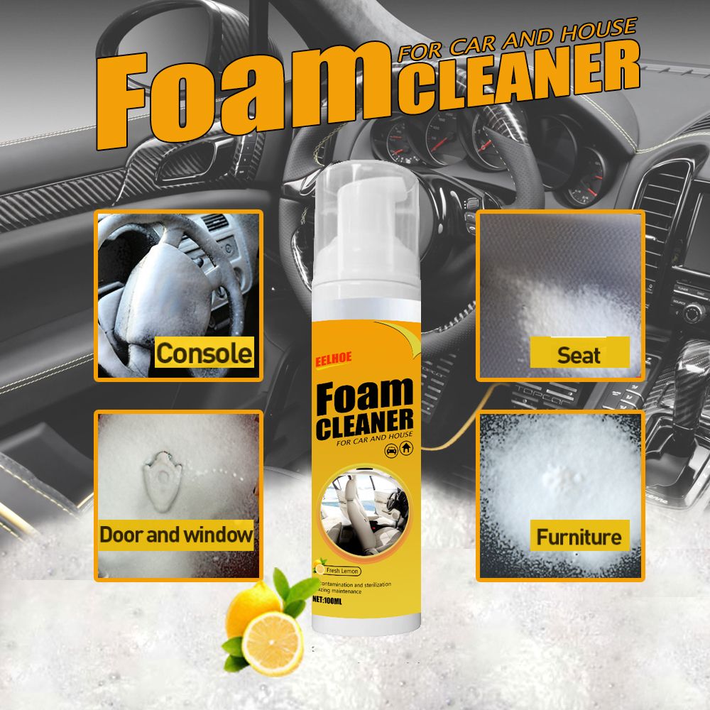 100ML Multipurpose Foam Cleaner Surface Cleaner for Metal Marble Glass view 5