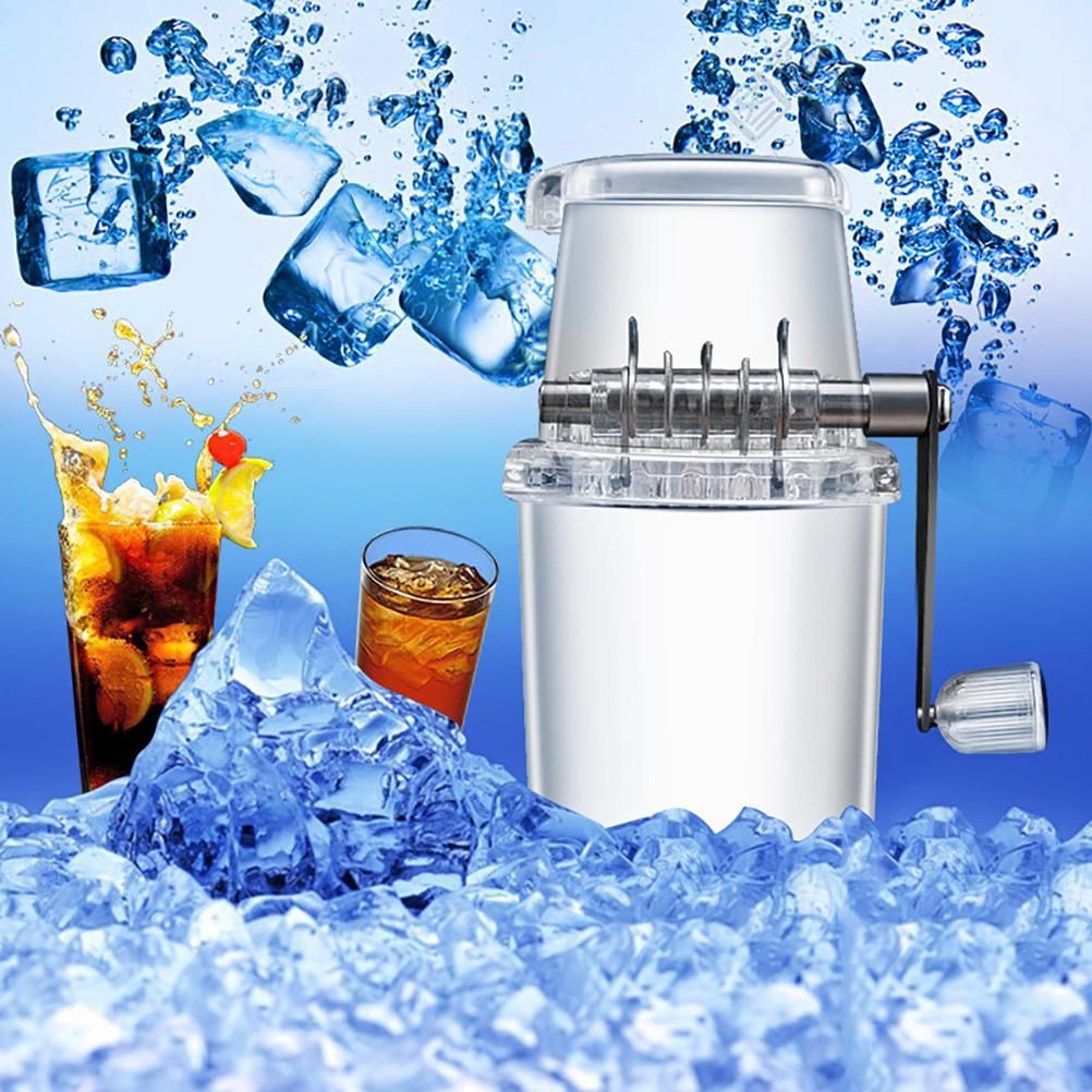 Manual Ice Crusher Portable Hand Crank Manual Household Ice Shaver Machine view 3