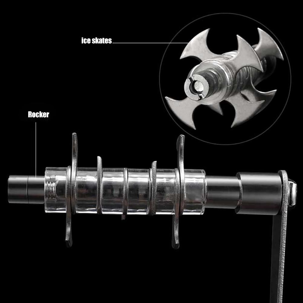 Manual Ice Crusher Portable Hand Crank Manual Household Ice Shaver Machine view 8