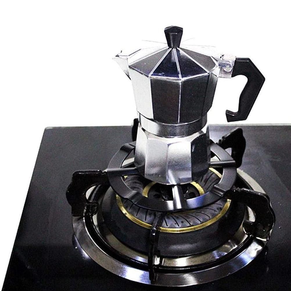 Moka Pot Stove Stand Steel Coffee Pot Holder Gas Range Support Ring Grate Gas view 4