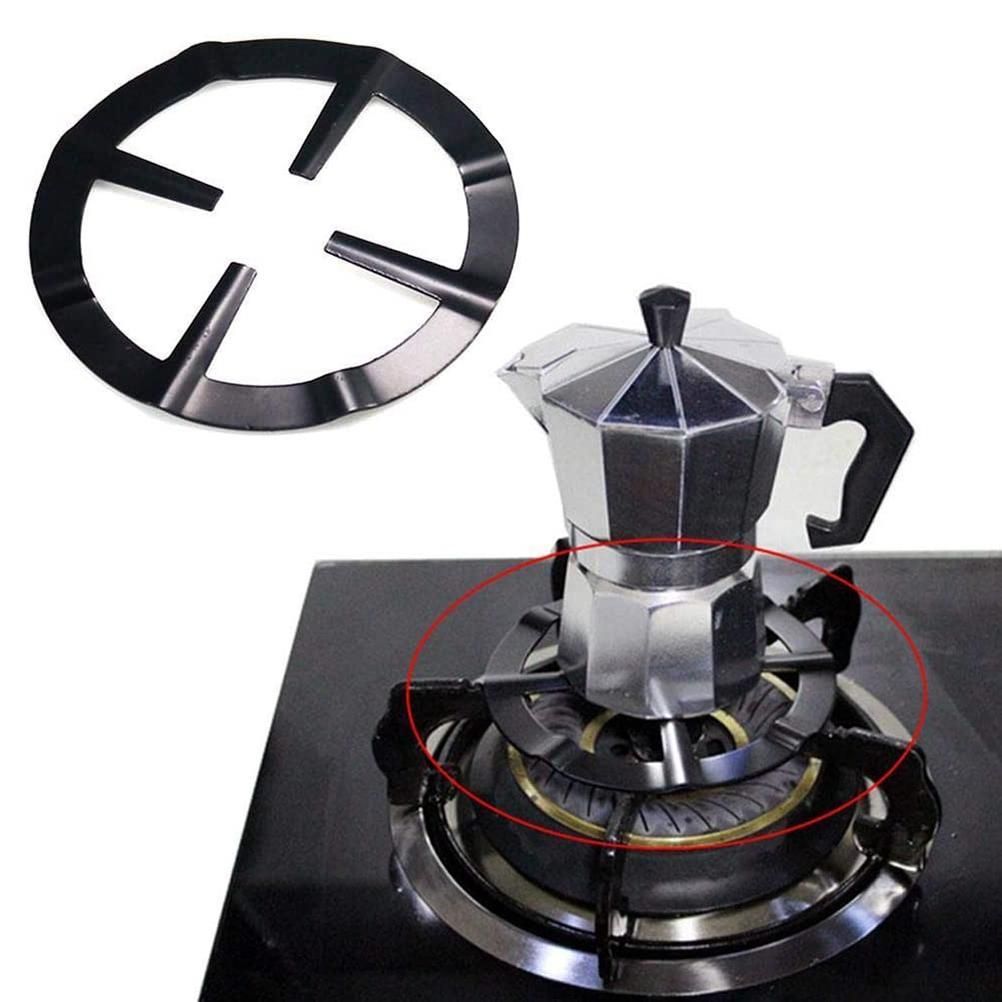 Moka Pot Stove Stand Steel Coffee Pot Holder Gas Range Support Ring Grate Gas view 5