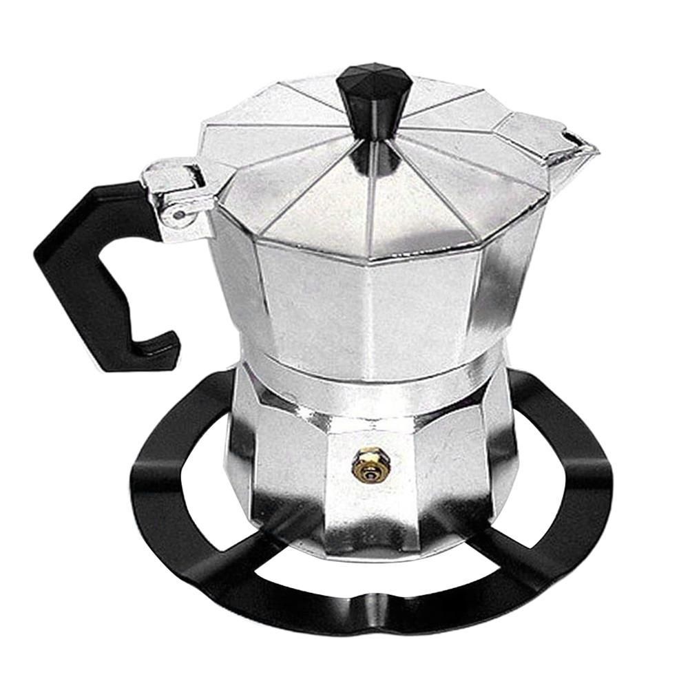 Moka Pot Stove Stand Steel Coffee Pot Holder Gas Range Support Ring Grate Gas view 8