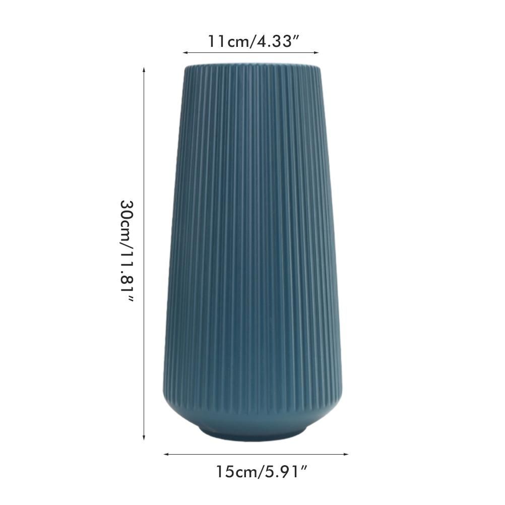 Plastic Flower Vase Modern Decorative Flower Vase for Home Living Room Table Decor view 2