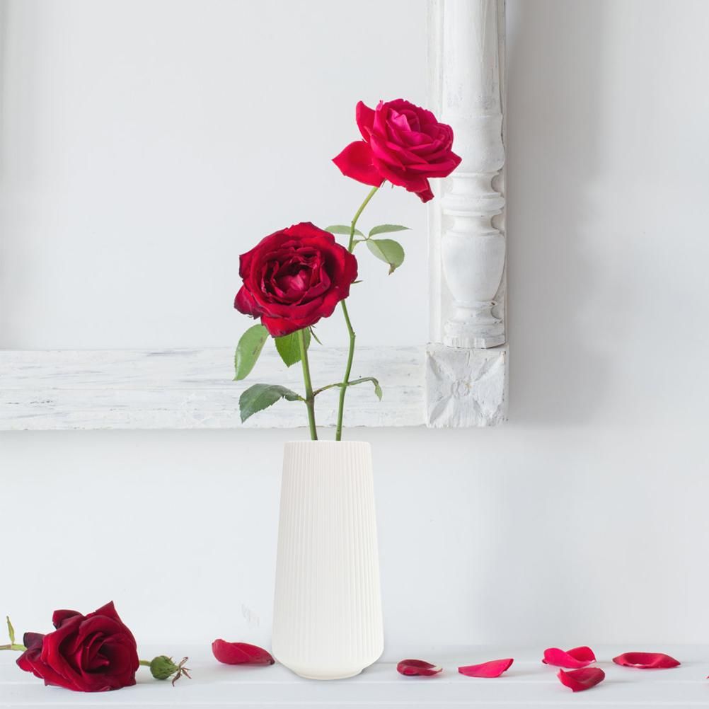 Plastic Flower Vase Modern Decorative Flower Vase for Home Living Room Table Decor view 5