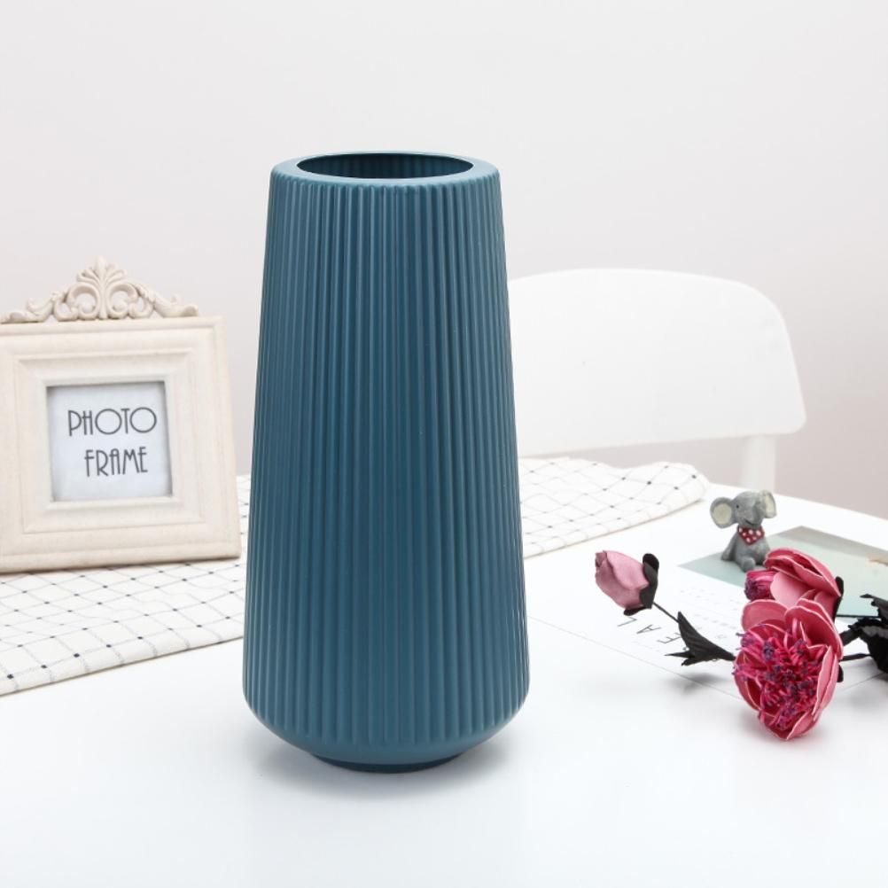 Plastic Flower Vase Modern Decorative Flower Vase for Home Living Room Table Decor view 4