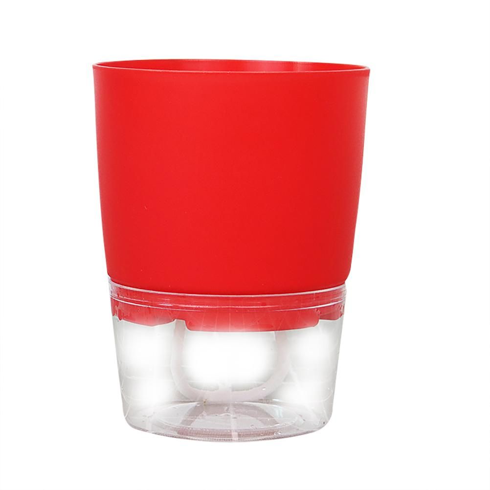 Automatic Self Watering Flower Pot Double Layer Design Water Storage Planter view 3