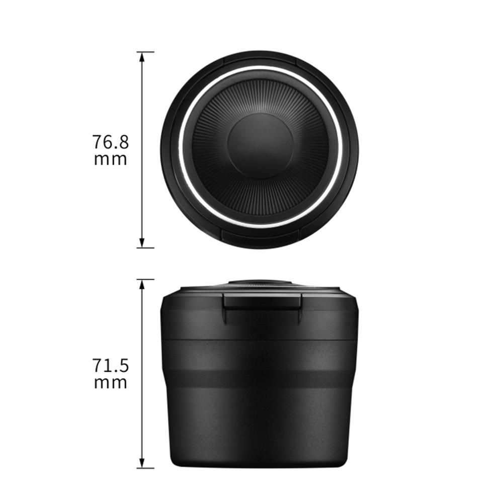 Car Ashtrays with Lid and LED Light Portable Ashtray for Car Mini Car Trash view 7