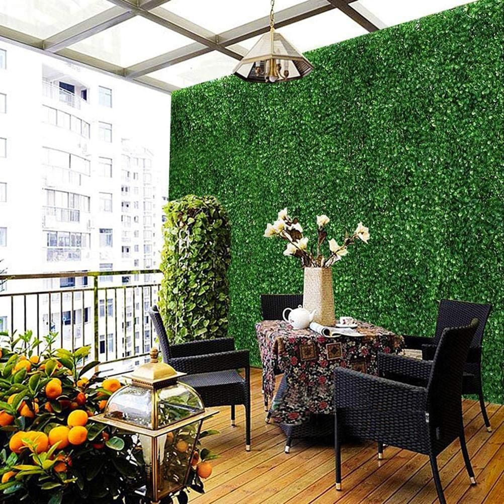 Artificial Green Plant Simulation Green Grass Home Wall Decoration Hotels view 7